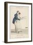 Man Helps a Lady to Start off the Diabolo on the String-Gatine-Framed Art Print