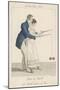 Man Helps a Lady to Start off the Diabolo on the String-Gatine-Mounted Art Print