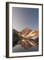 Man Hiking In Upper Paintbrush Canyon In Grand Teton National Park, Wyoming-Austin Cronnelly-Framed Photographic Print