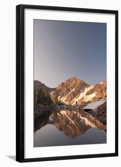 Man Hiking In Upper Paintbrush Canyon In Grand Teton National Park, Wyoming-Austin Cronnelly-Framed Photographic Print