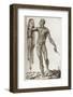 Man Holding a Dagger And His Skin-Mehau Kulyk-Framed Photographic Print