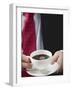 Man Holding Cup of Coffee-null-Framed Photographic Print