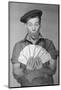 Man Holding Fan of Money-Philip Gendreau-Mounted Photographic Print