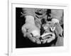 Man Holding Silkworms-Allyn Baum-Framed Photographic Print