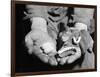 Man Holding Silkworms-Allyn Baum-Framed Photographic Print