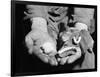 Man Holding Silkworms-Allyn Baum-Framed Photographic Print