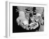 Man Holding Silkworms-Allyn Baum-Framed Photographic Print