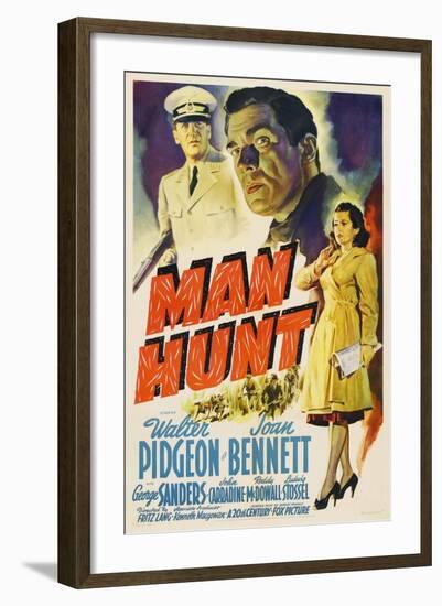 Man Hunt, 1941, Directed by Fritz Lang-null-Framed Giclee Print