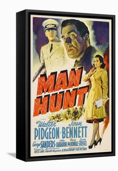 Man Hunt, 1941, Directed by Fritz Lang-null-Framed Stretched Canvas