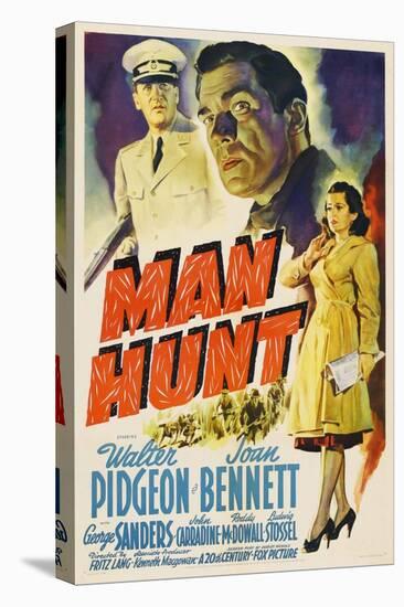 Man Hunt, 1941, Directed by Fritz Lang-null-Stretched Canvas