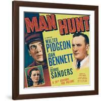 MAN HUNT-null-Framed Art Print