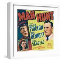 MAN HUNT-null-Framed Art Print