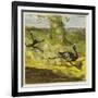 Man Hunting an Ostrich-Ernest Henry Griset-Framed Giclee Print