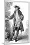 Man in 18th-Century French Costume-Jean-Antoine Watteau-Mounted Giclee Print