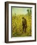 Man in a Cornfield-Eastman Johnson-Framed Giclee Print