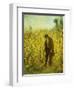 Man in a Cornfield-Eastman Johnson-Framed Giclee Print