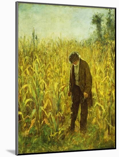 Man in a Cornfield-Eastman Johnson-Mounted Giclee Print