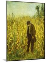 Man in a Cornfield-Eastman Johnson-Mounted Giclee Print