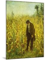 Man in a Cornfield-Eastman Johnson-Mounted Giclee Print