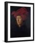 Man in a Red Turban (Formerly Self-Portrait)-Jan van Eyck-Framed Giclee Print