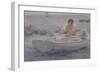 Man in a Rowing Boat, 1907-Henry Scott Tuke-Framed Giclee Print