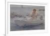 Man in a Rowing Boat, 1907-Henry Scott Tuke-Framed Giclee Print