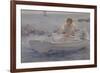 Man in a Rowing Boat, 1907-Henry Scott Tuke-Framed Giclee Print