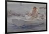 Man in a Rowing Boat, 1907-Henry Scott Tuke-Framed Giclee Print