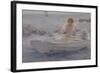 Man in a Rowing Boat, 1907-Henry Scott Tuke-Framed Giclee Print