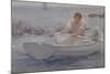 Man in a Rowing Boat, 1907-Henry Scott Tuke-Mounted Giclee Print