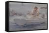 Man in a Rowing Boat, 1907-Henry Scott Tuke-Framed Stretched Canvas