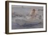 Man in a Rowing Boat, 1907-Henry Scott Tuke-Framed Giclee Print