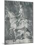'Man in Armour, on Horseback', 1498, (1912)-Albrecht Durer-Mounted Giclee Print