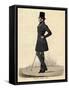 Man in Black 1820s-Richard Dighton-Framed Stretched Canvas