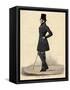 Man in Black 1820s-Richard Dighton-Framed Stretched Canvas