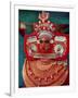 Man in Costume Representing a God at the Teyyam Ceremony, Near Kannur, Kerala, India, Asia-Tuul-Framed Photographic Print