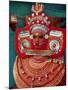 Man in Costume Representing a God at the Teyyam Ceremony, Near Kannur, Kerala, India, Asia-Tuul-Mounted Photographic Print