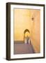 Man in Courtyard, Interior of Mausoleum of Moulay Ismail, Meknes, Morocco, North Africa-Neil Farrin-Framed Photographic Print