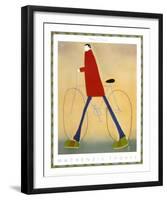 Man in Flares-Mackenzie Thorpe-Framed Art Print