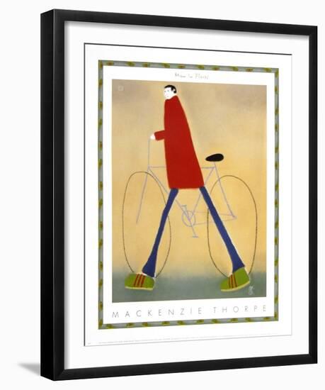 Man in Flares-Mackenzie Thorpe-Framed Art Print