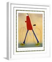 Man in Flares-Mackenzie Thorpe-Framed Art Print