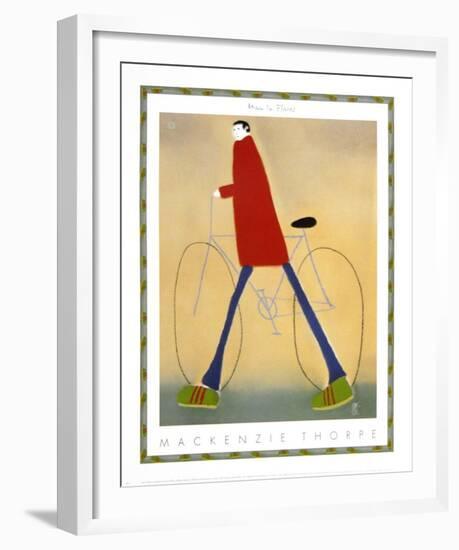 Man in Flares-Mackenzie Thorpe-Framed Art Print