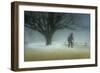 Man in Nature - Winter-Shenshen Dou-Framed Photographic Print
