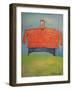 Man in Orange Plaid-Tim Nyberg-Framed Giclee Print