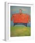 Man in Orange Plaid-Tim Nyberg-Framed Giclee Print