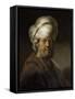 Man in Oriental Dress, 1635-Rembrandt van Rijn-Framed Stretched Canvas