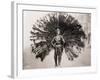 Man in Peacock Costume-null-Framed Photographic Print