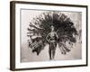 Man in Peacock Costume-null-Framed Photographic Print