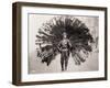 Man in Peacock Costume-null-Framed Photographic Print