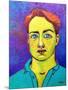 Man in Phtalo, March 2021 (Oil Painting)-Maylee Christie-Mounted Giclee Print